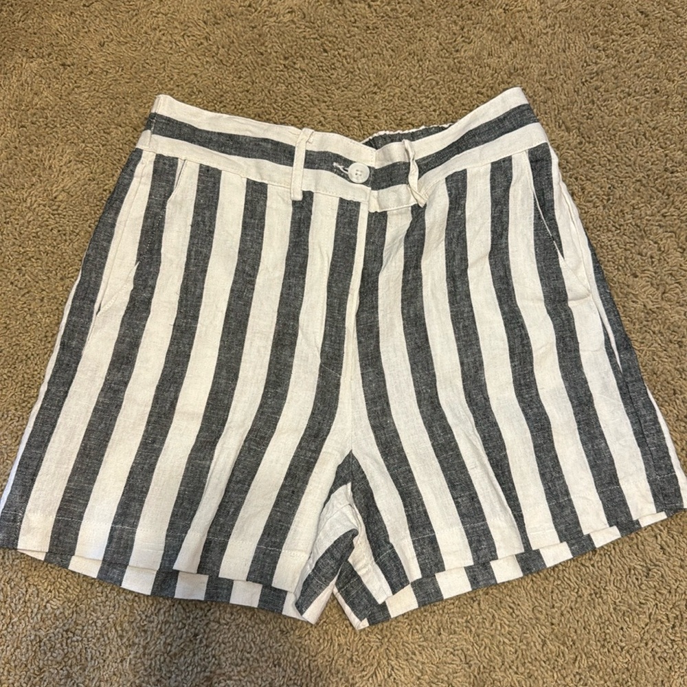 Who What Wear stripes shorts